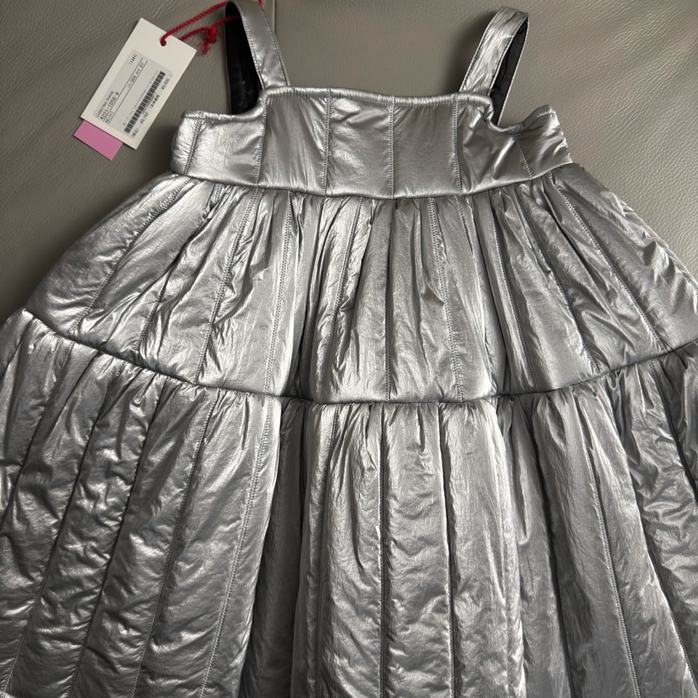Christina Rohdes- kids couture - Silver Metallic Dress (rare)